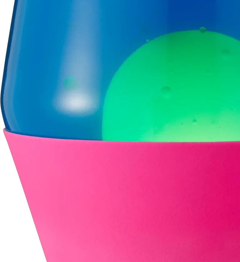 Neon Pink Lava Lite lamp — finish detail